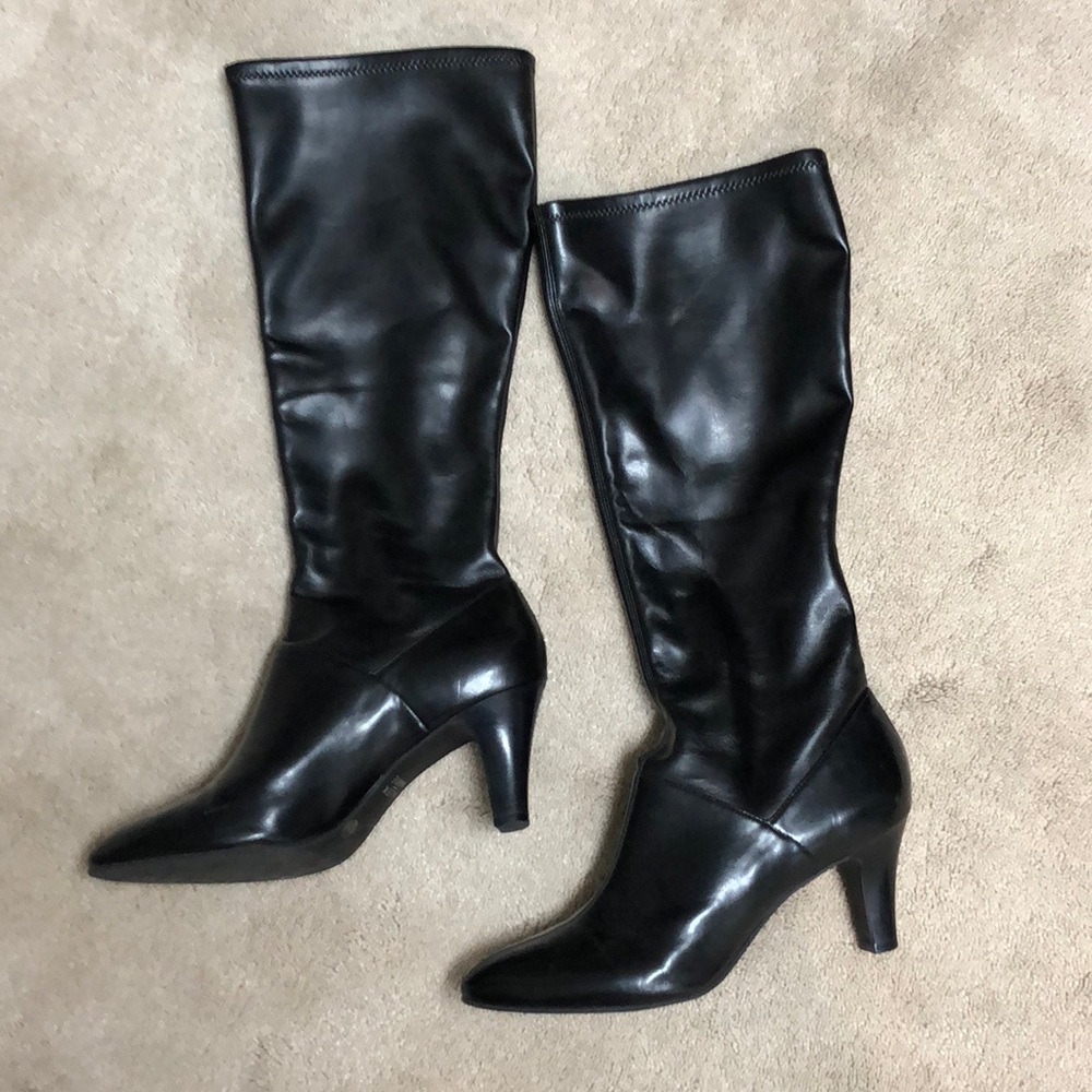 Alex Marie black leather boots